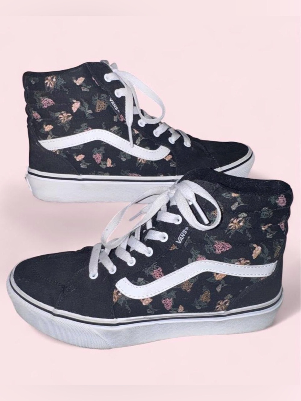 Girly Floral Vans Sk8-Hi